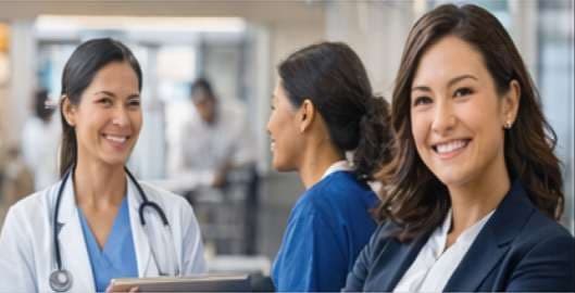 Women healthcare professionals at work